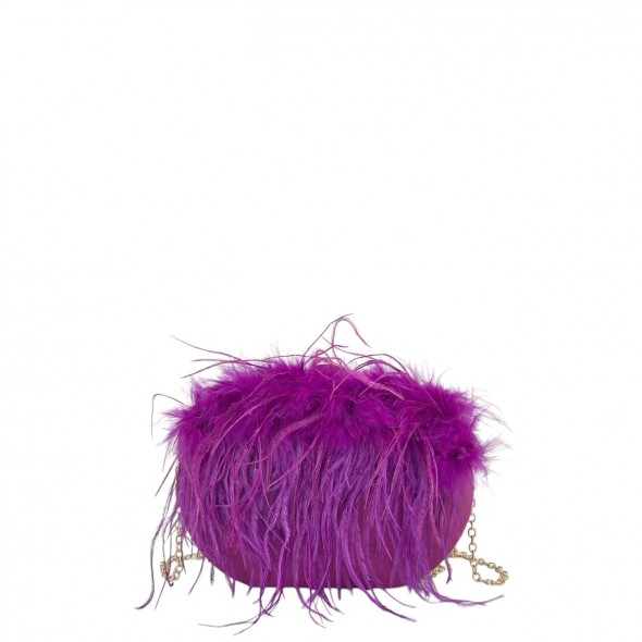 Bolso Clutch Efecto Ante